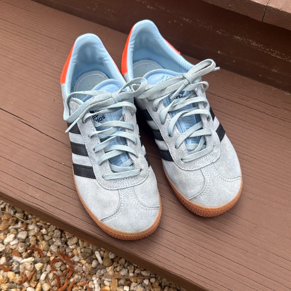 Adidas Gazelle sneakers. Gently used kids size 2.